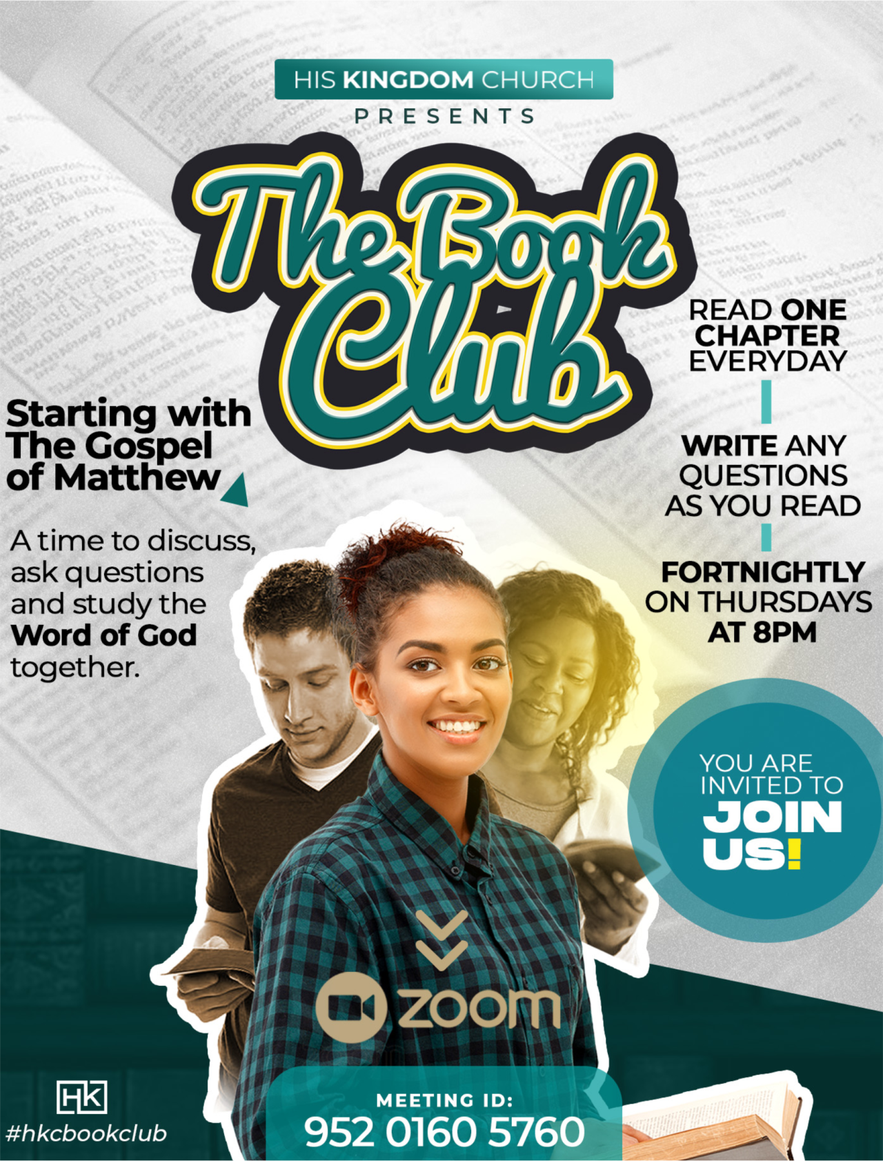 The Book Club Flyer